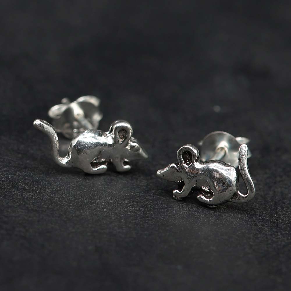 Mäuse Ohrstecker lustiger Ohrschmuck Maus