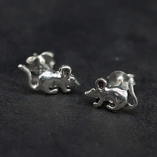Mäuse Ohrstecker lustiger Ohrschmuck Maus