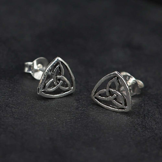 Keltische Ohrringe 925 Silber Ohrstecker Mittelalter