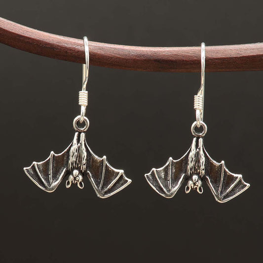 Fledermaus Ohrringe 925 Silber hochwertig verarbeiteter Ohrschmuck