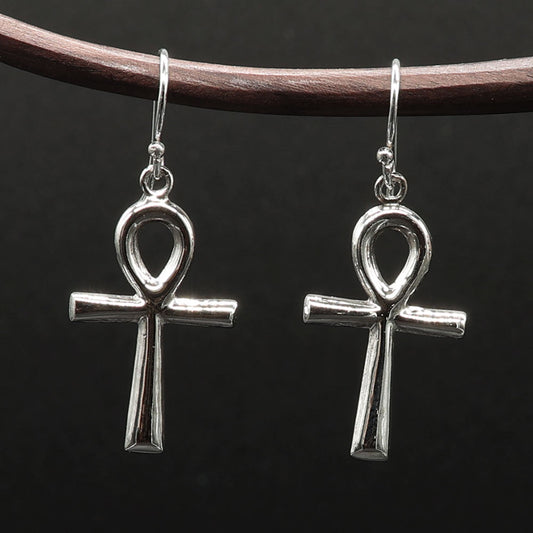 Henkelkreuz Ohrschmuck Ohrhänger Ankh 925 Silber Ägypten Schmuck