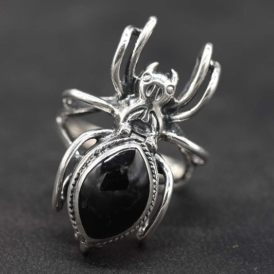 Giftring Spinne Ring mit Fach Silber 925/000 Schmuck