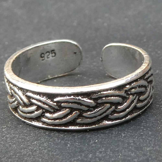 Keltischer Zehenring Fuß Sommer Schmuck 925 Silber