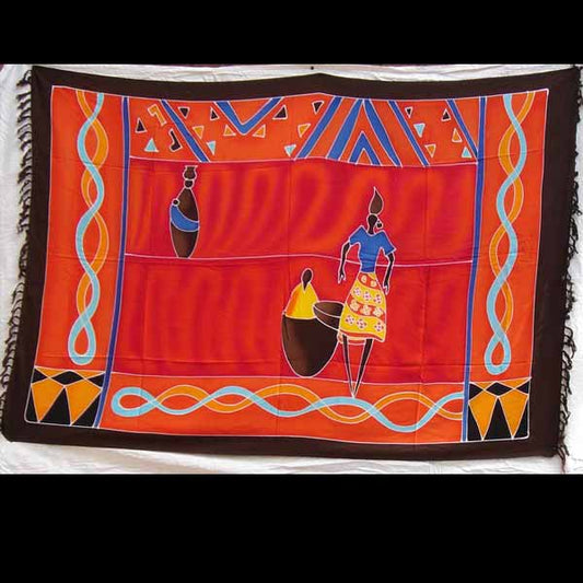 Tuch afrikanisches Motiv Dekotuch