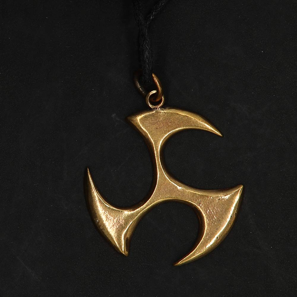 Bronze Triskel Schmuck Anhänger Triskelion 